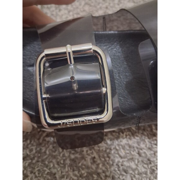 NEW! Women's J Slides Roget Sandal in Smoke (Black), Size 6.5 - Picture 4 of 9